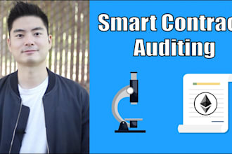 smart contract audit and gas optimization, prevent hacks and save fees