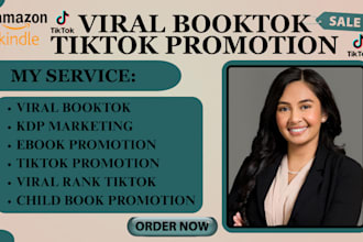 viral rank book promotion booktok tiktok marketing amazon kdp children book