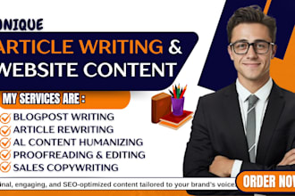 write, copy edit travel blogs, seo website content, humanize ai german content