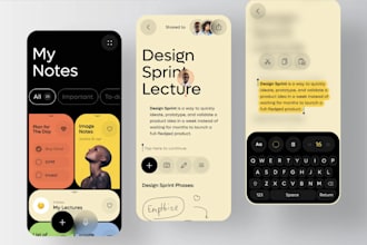 develop note taking app notepad app ai reminder app task idea management app