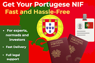 help you get your portuguese nif, tax return and register company quickly