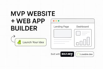 build website web application with bolt new ai, lovable dev, mvp v0 vibe coding