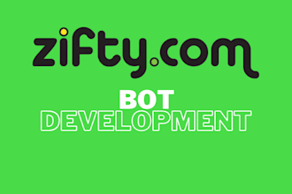 create a zifty bot shipty bot, uber bot,uber eat, grabber bot, bot