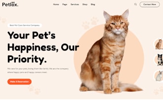 build squarespace pet care pet walker website poop scooper pet training website