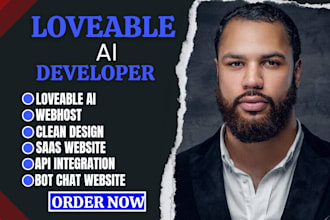 build lovable web app saas supabase ai website n8n automation chatbot developer