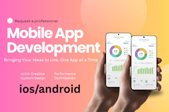 do flutter mobile app development for android and ios mobile ui ux design