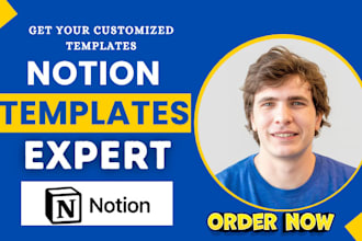 build notion templates, dashboards, automation systems, planners, workspace