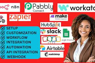 setup n8n pabbly connect workato workflow API integration automation webhook