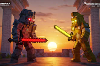 create custom 3d minecraft models in blockbench and mythicmobs