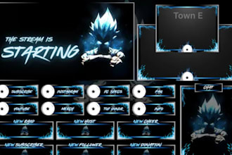 animated stream overlay design kick twitch overlay do twitch emotes logo banner