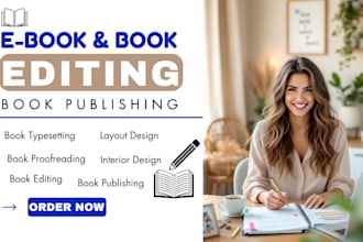 do paperback formatting ebook editing and book typesetting for book publishing