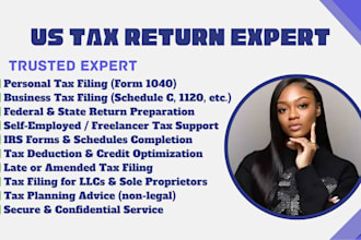 file your federal and state tax return for individuals and businesses