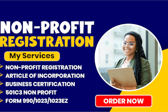 do  501c3 reinstate nonprofit, non profit registration sba loan, bylaw form 990