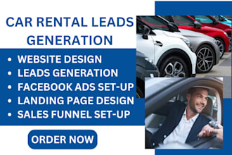 car rental leads car dealership leads car rental website
