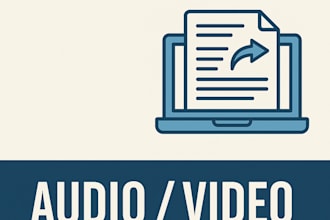 transcribe your audio or video in english or portuguese