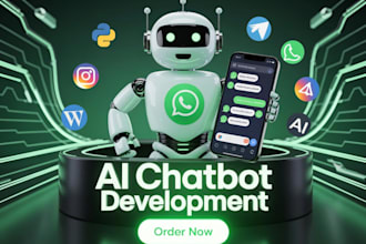 build ai mobile app, ai developer, saas app,  ai software, whatsapp ai chatbot