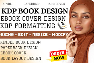 amazon kdp cover design print ready ebook cover kindle publishing graphics