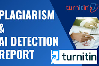 generate plagiarism and ai report for your document