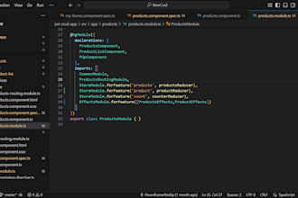 develop modern angular or react apps with ngrx, rxjs, and clean architecture