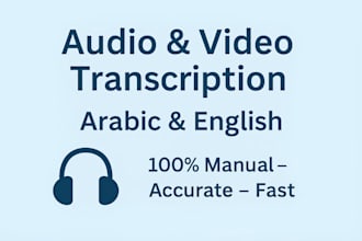 transcribe your audio or video files to text with  accuracy
