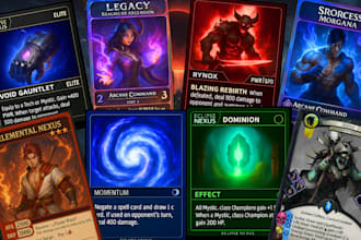 design custom trading card design tcg card templates playing board game design