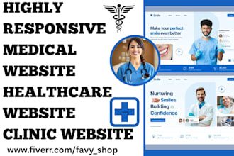 design healthcare, medical, dental, doctor website