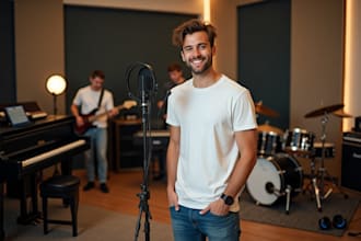 recreate song, sing gospel vocals, soulful song on your track and write lyrics
