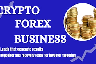 generate verified crypto and forex investor leads phone  leads bitcoin
