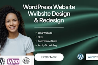develop wordpress woocomerce store elementor pro design elearning blog website