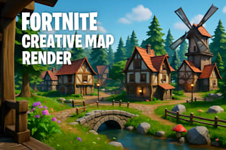 create a fortnite creative map render