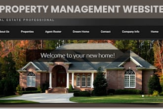 be your social media marketing manager for property management mortgage website