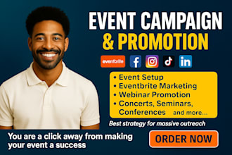 do event promotion, eventbrite and webinar marketing