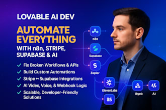 fix errors optimize lovable dev ai API integration n8n stripe supabase