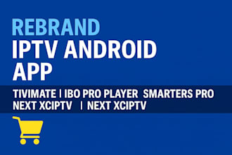 iptv rebranding, iptv app, smarter, xciptv, ibo players, tivimate, p2p iptv apk