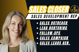 sales development representative salesperson close high ticket sales deals sdr