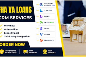 fha VA loan crm loanzify bonzo shape mlo shift velma leadpops surefire bntouch