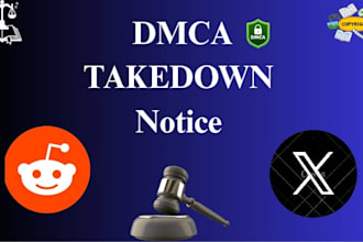 remove content from reddit and x under dmca