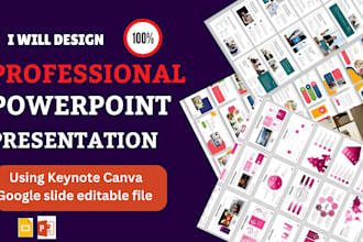 create powerpoint presentation design, canva and google slides