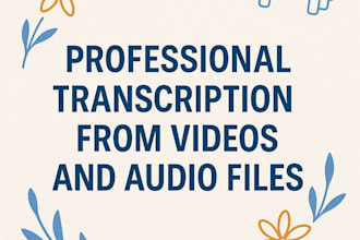 transcribe arabic audio or video to text
