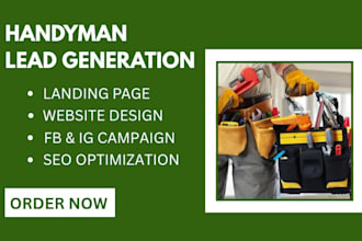 handyman leads, hvac leads, plumbing leads, construction leads handyman website