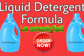 be your detergent formulations chemist for cleaning products