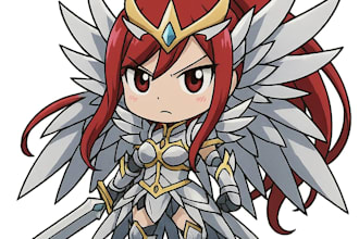 make you into your own chibi emote character for twitch, youtube, and discord
