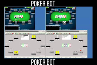 develop advanced poker ai bot, gto, piosolver, python, clone aviator bot