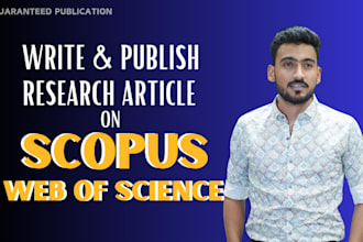 write and publish your research article in scopus and wos indexed top journals
