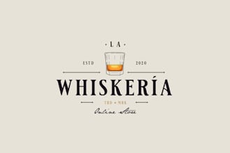 design cool online store specialized whiskey logo