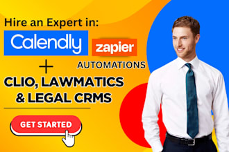 integrate calendly to clio lawmatics mycase pipedrive salesforce crm via zapier