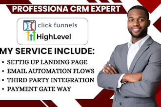 do clickfunnels sales funnel email automation checkout gohighlevel landing page