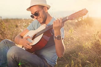 record amazing custom western alt country indie or folk song as a male singer