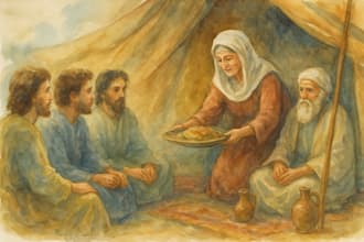 create bible themed stories watercolor children book illustrations kids stories