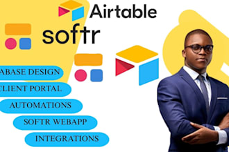 client portal  website redesign with softr airtable